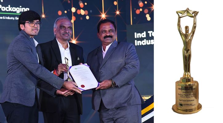 India Star Award Function Award received from Indian Institute of Packaging